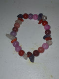 Glass and Crystal bead Bracelet